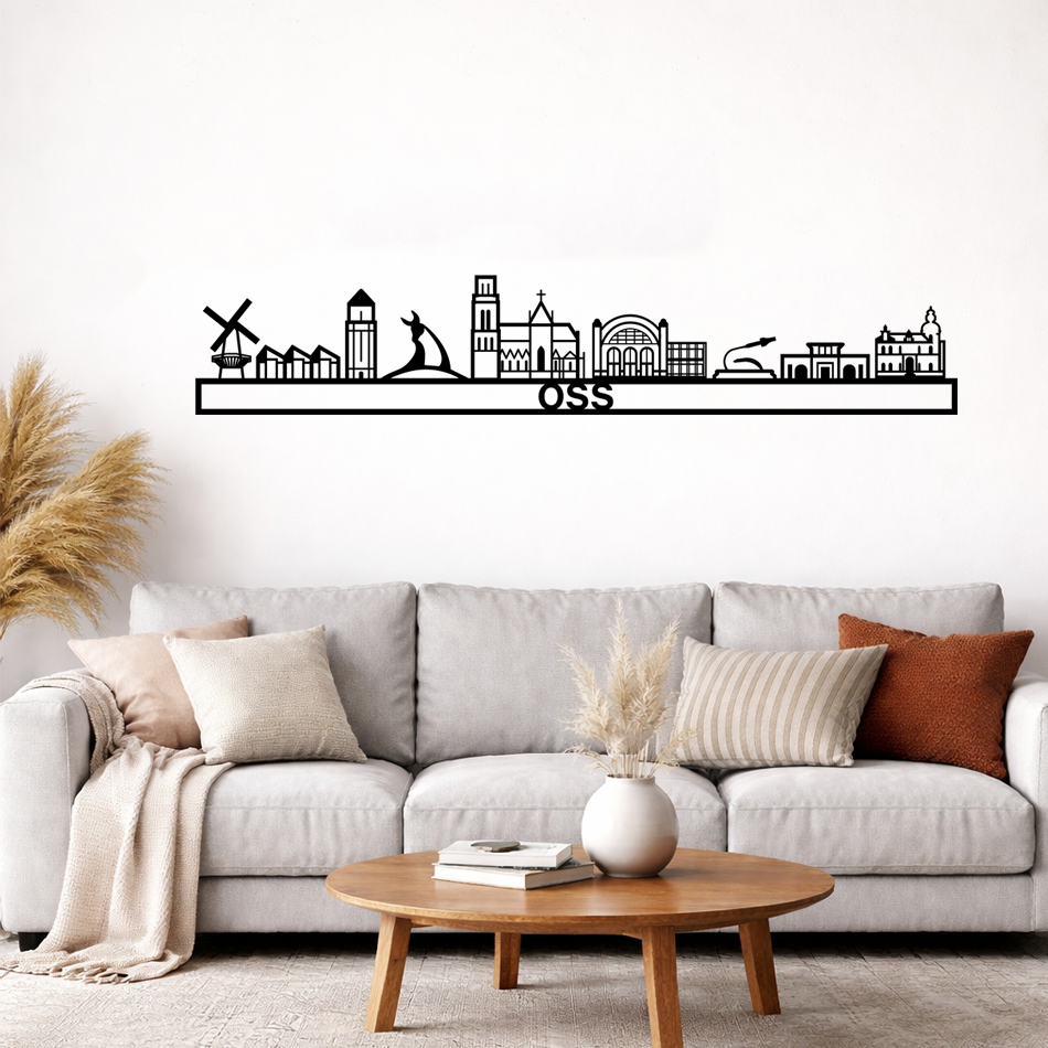 Skyline Oss zwart MDF